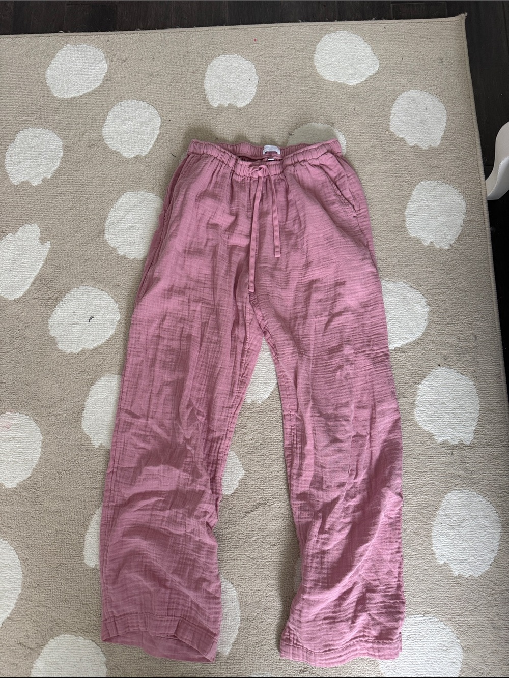 Aritzia sail Pink gauze Pants medium